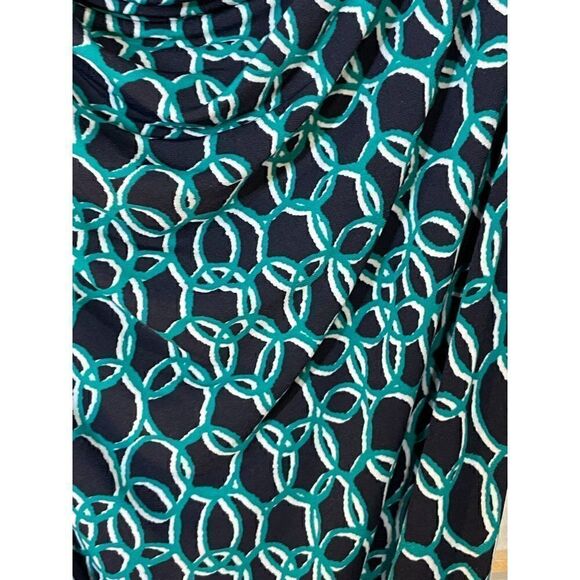 BananaāRepublicāMedĀ GreenāandāBlackāDress - Picture 5 of 13